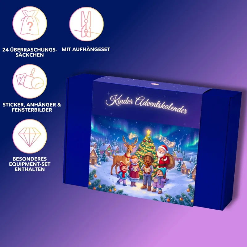 Diamond Painting Adventskalender Kinder 2026 (Vorbestellung)