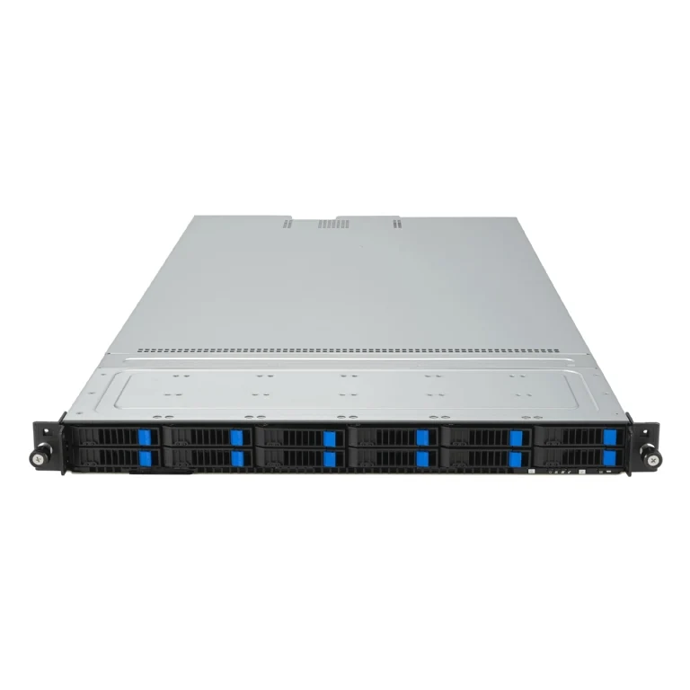 ASUS RS500A-E12-RS12U 1U Rackmount Single 9004 Series AMD EPYC Server - 12x Hot-Swap Bays - Redundant PSU