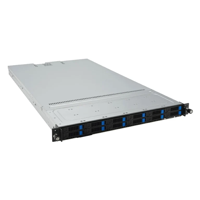 ASUS RS500A-E12-RS12U 1U Rackmount Single 9004 Series AMD EPYC Server - 12x Hot-Swap Bays - Redundant PSU
