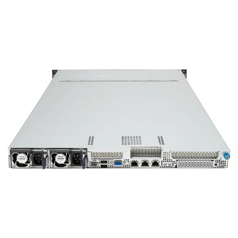 ASUS RS501A-E12-RS4 1U Rackmount Single 9005 Series AMD EPYC Server - 4x Hot-Swap Bays - GPU Support - Redundant PSU
