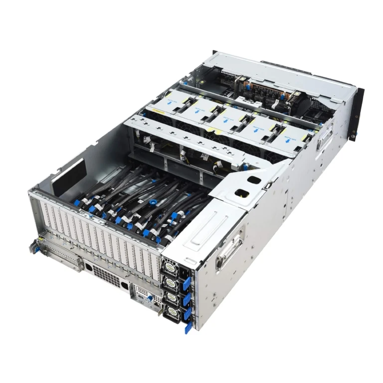 ASUS ESC8000A-E13 4U Rackmount Dual 9005 Series AMD EPYC GPU Server - 8x Hot-Swap Bays - 8x GPU Support - Redundant PSU