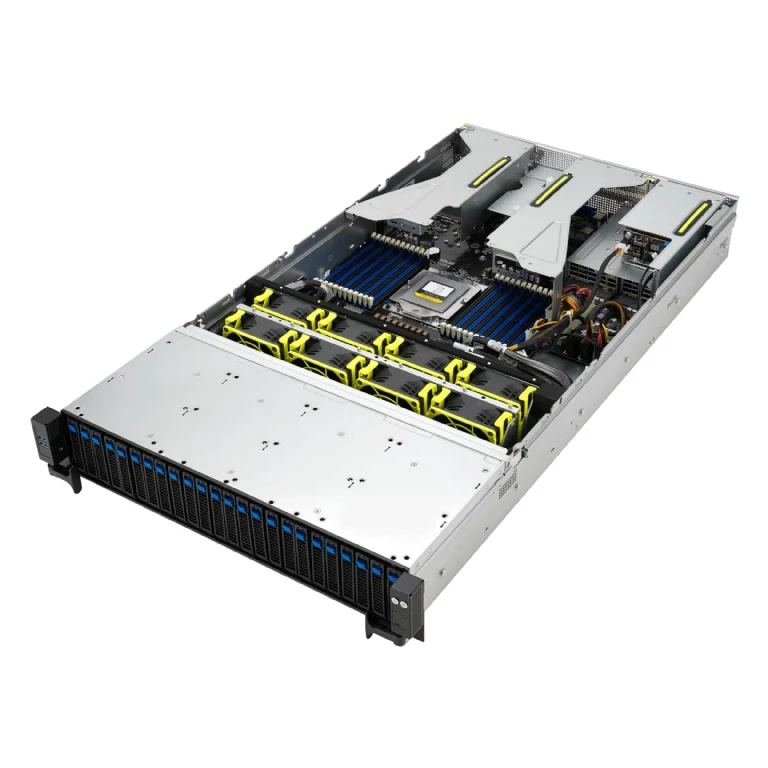 ASUS RS520A-E12-RS24U 2U Rackmount Single 9004 Series AMD EPYC Server - 24x Hot-Swap Bays - Redundant PSU
