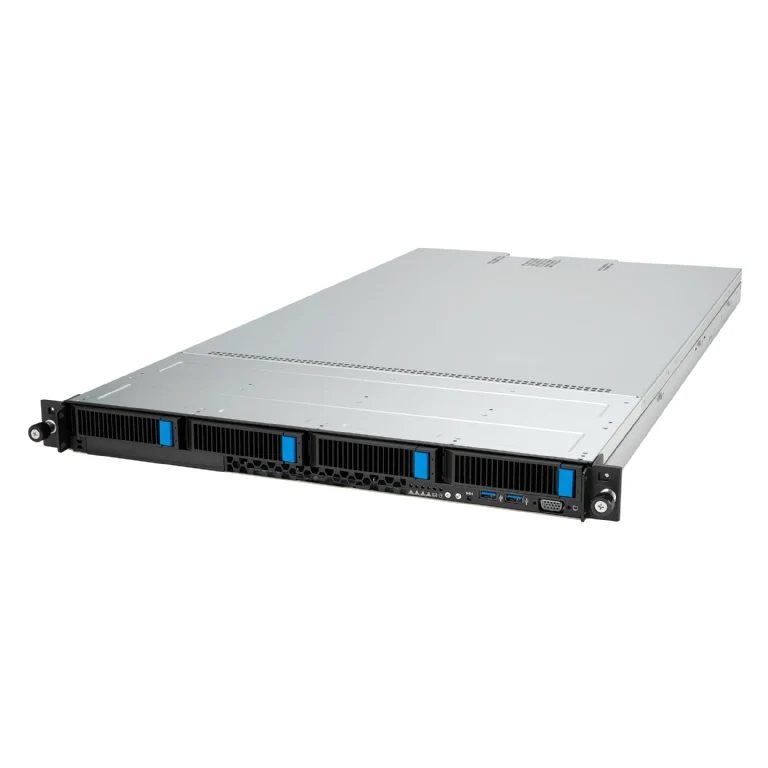 ASUS RS500A-E12-RS4U 1U Rackmount Single 9004 Series AMD EPYC Server - 4x Hot-Swap Bays - Redundant PSU