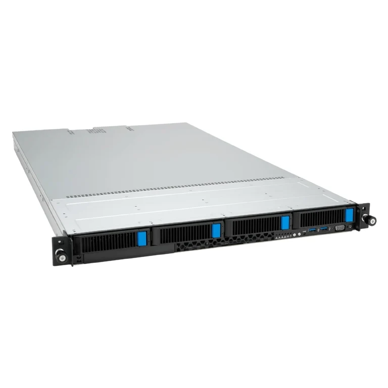ASUS RS500A-E12-RS4U 1U Rackmount Single 9004 Series AMD EPYC Server - 4x Hot-Swap Bays - Redundant PSU