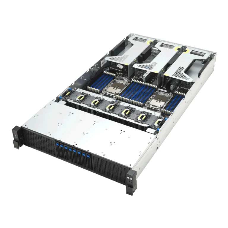 ASUS RS720-E12-RS8G 2U Rackmount Dual Intel Xeon 6 Scalable Server - 8x All-Flash Hot-Swap Bays - GPU Support - Redundant PSU