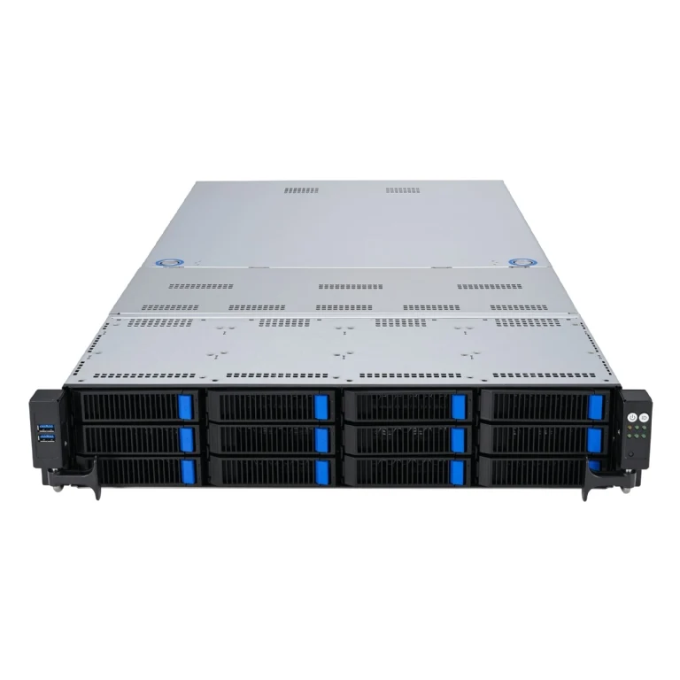 ASUS RS720-E11-RS12U 2U Rackmount Dual 4th Gen Intel Xeon Scalable Server - 12x Hot-Swap Bays - Redundant PSU
