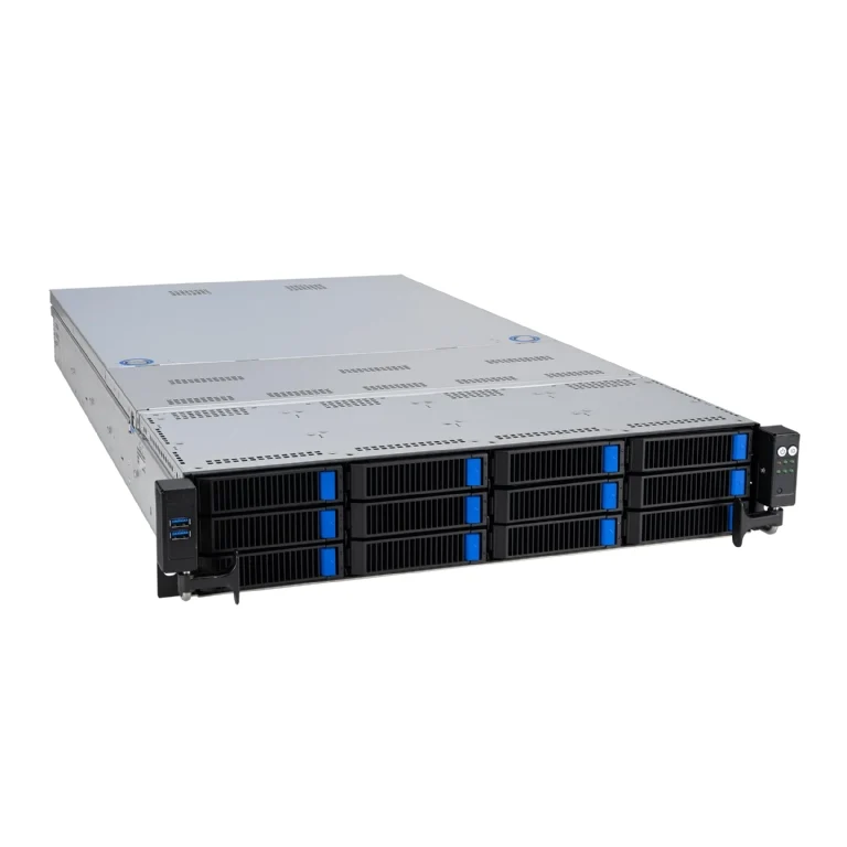 ASUS RS720-E11-RS12U 2U Rackmount Dual 4th Gen Intel Xeon Scalable Server - 12x Hot-Swap Bays - Redundant PSU