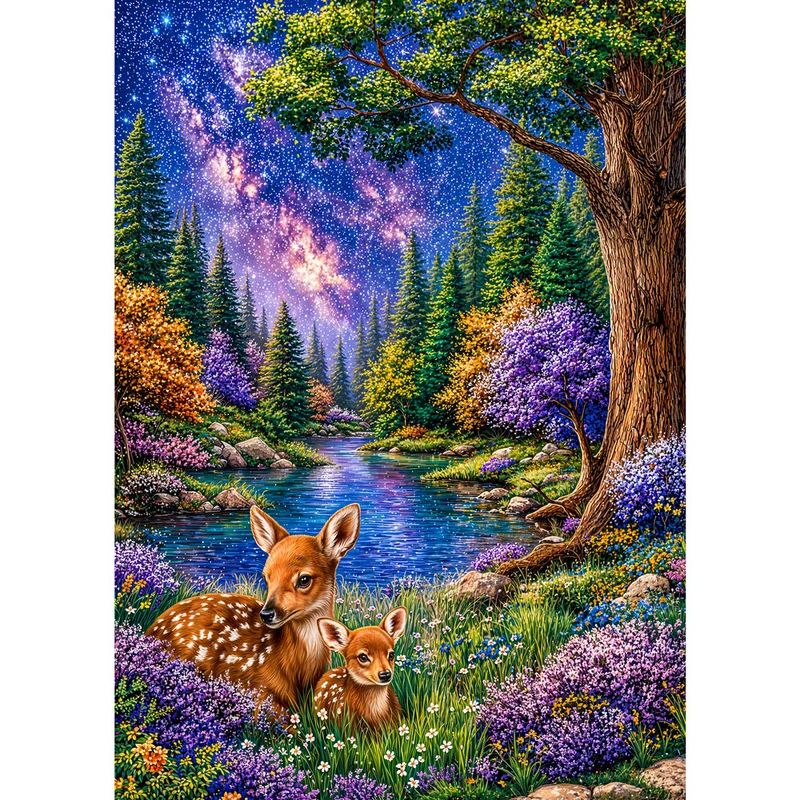5D Diamond Painting – Rehkitz Elin & Nilo