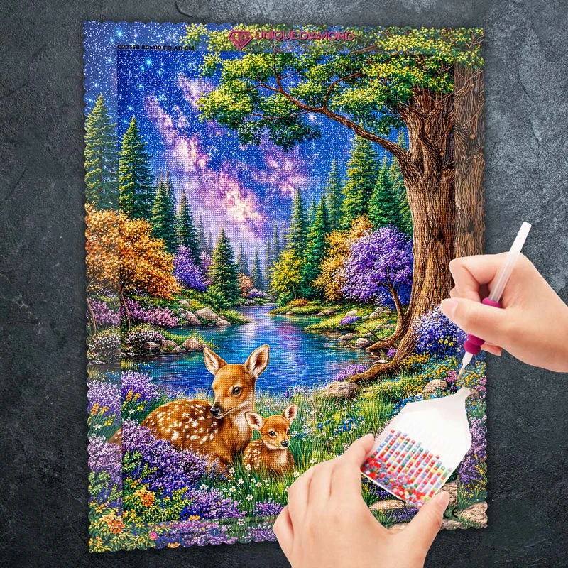 5D Diamond Painting – Rehkitz Elin & Nilo