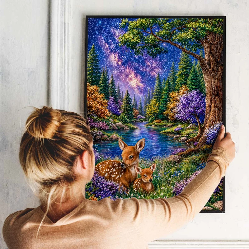 5D Diamond Painting – Rehkitz Elin & Nilo