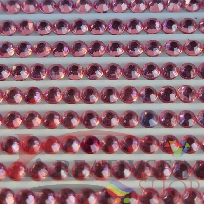 DMC 603 Cranberry - rund Steine - Strass - Diamond Painting