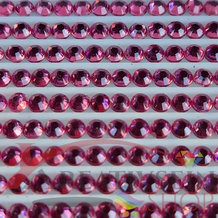 DMC 602 Cranberry MED - rund Steine - Strass - Diamond Painting
