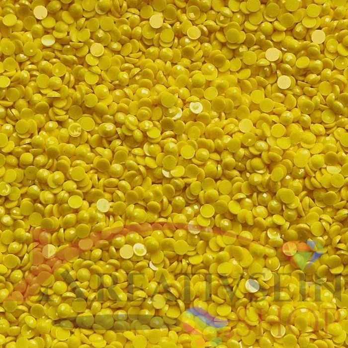 DMC 973 Canary BRIGHT - runde Steine - Diamond Painting