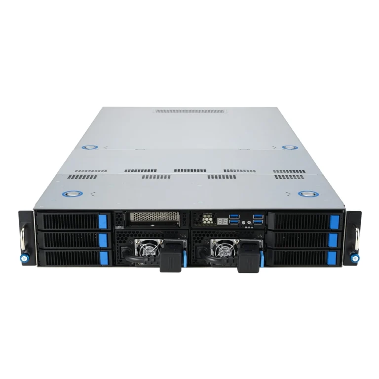 ASUS ESC4000-E11 2U Rackmount Dual Intel 4th Gen Xeon Scalable GPU Server - 6x Hot-Swap Bays - 8x GPU Support - Dual 2600W PSU