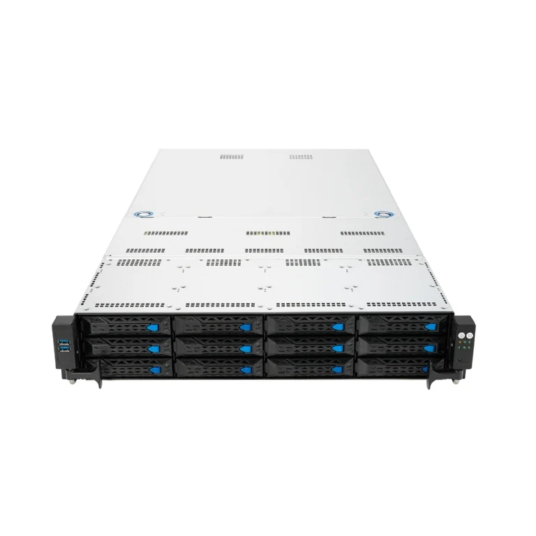 ASUS RS520A-E11-RS12U 2U Rackmount Single 7003 Series AMD EPYC Server - 2x GPU Support - 12x Hot-Swap Bays - Redundant PSU