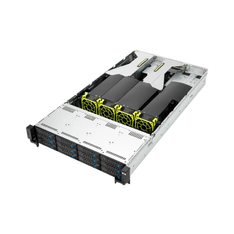 ASUS RS520A-E11-RS12U 2U Rackmount Single 7003 Series AMD EPYC Server - 2x GPU Support - 12x Hot-Swap Bays - Redundant PSU