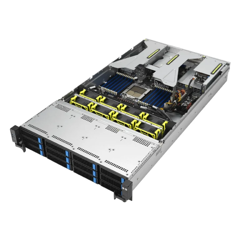 ASUS RS520A-E12-RS12U 2U Rackmount Single 9004 Series AMD EPYC Server - 12x Hot-Swap Bays - Redundant PSU