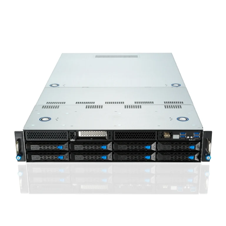 ASUS ESC4000A-E11 2U Rackmount Single 7002/7003 Series AMD EPYC GPU Server - 8x Hot-Swap Bays - 8x GPU Support - Dual 2200W PSU