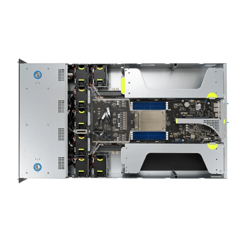 ASUS ESC4000A-E11 2U Rackmount Single 7002/7003 Series AMD EPYC GPU Server - 8x Hot-Swap Bays - 8x GPU Support - Dual 2200W PSU