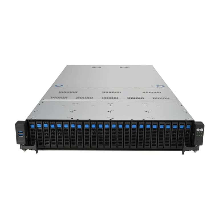 ASUS RS720-E11-RS24U 2U Rackmount Dual 4th Gen Xeon Scalable Server - 24x Hot-Swap Bays - Redundant PSU