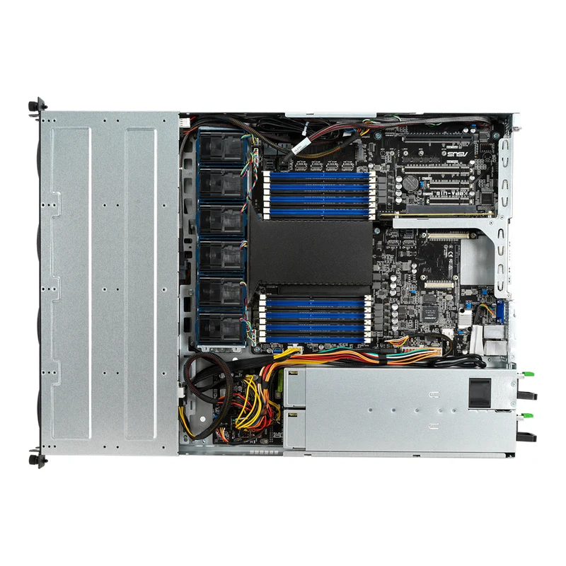 ASUS RS500A-E10-RS12U 1U Rackmount Single 7002/7003 Series AMD EPYC Server - 12x Hot-Swap Bays - Redundant PSU