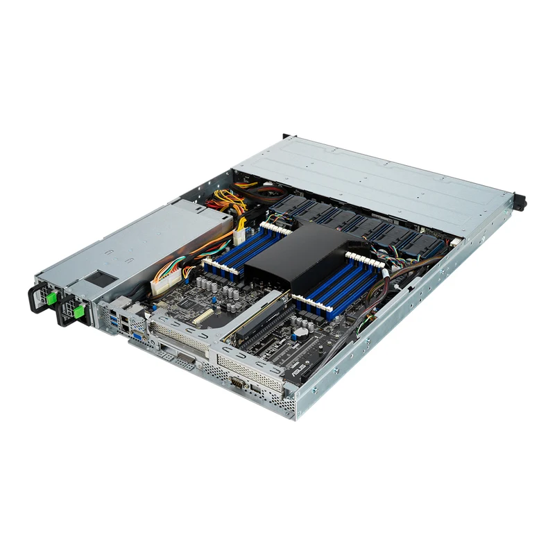 ASUS RS500A-E10-RS12U 1U Rackmount Single 7002/7003 Series AMD EPYC Server - 12x Hot-Swap Bays - Redundant PSU
