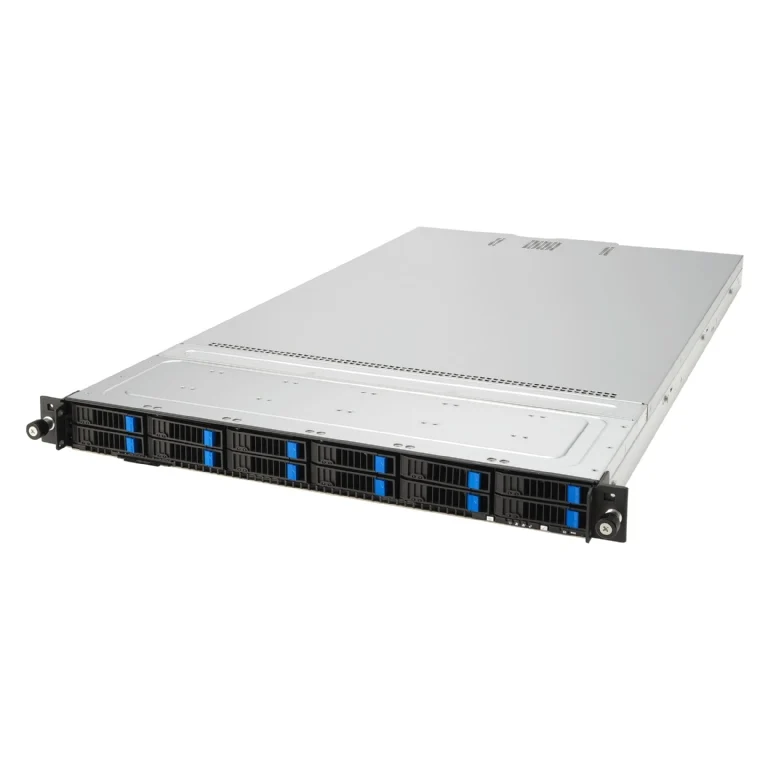 ASUS RS700A-E12-RS12U 1U Rackmount Dual 9004 Series AMD EPYC Server - 12x Hot-Swap Bays - Redundant PSU