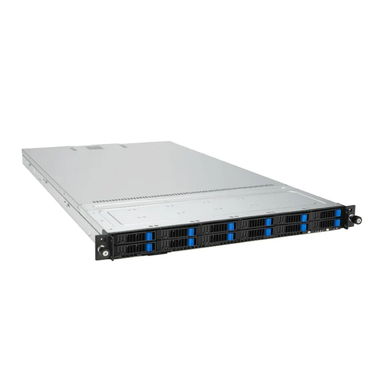 ASUS RS700A-E12-RS12U 1U Rackmount Dual 9004 Series AMD EPYC Server - 12x Hot-Swap Bays - Redundant PSU