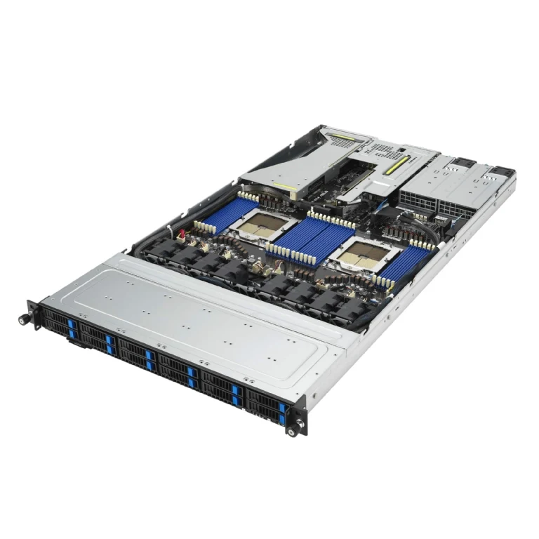 ASUS RS700A-E12-RS12U 1U Rackmount Dual 9004 Series AMD EPYC Server - 12x Hot-Swap Bays - Redundant PSU