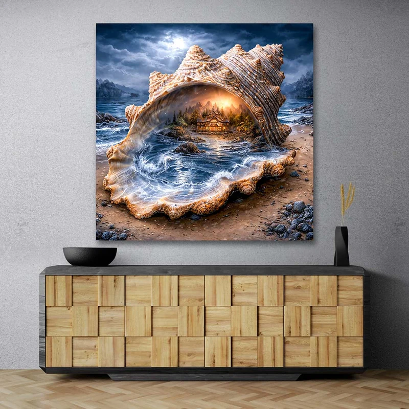 5D Diamond Painting – Magisches Tor der Ozeanseele
