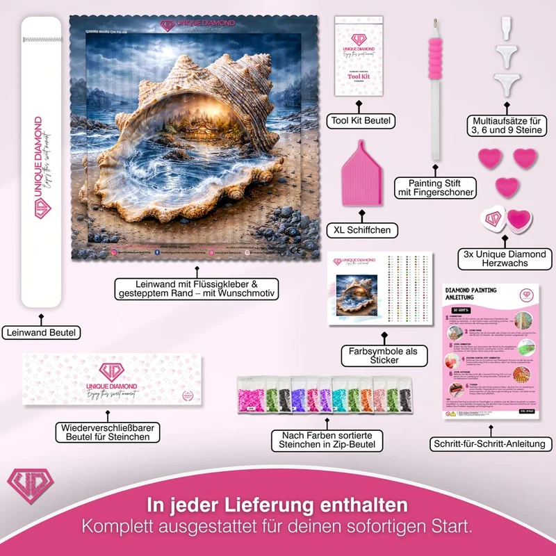 5D Diamond Painting – Magisches Tor der Ozeanseele