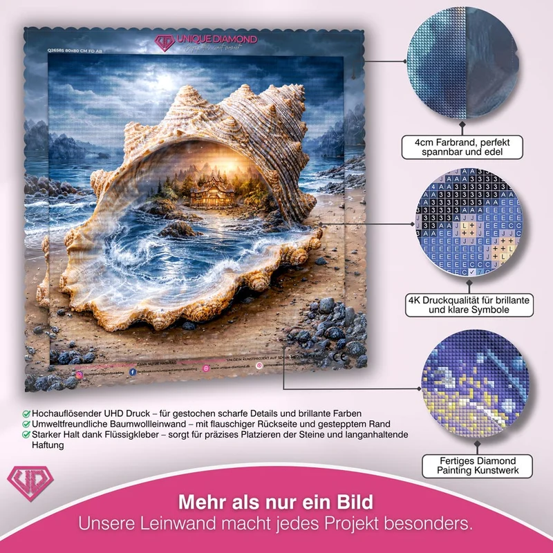 5D Diamond Painting – Magisches Tor der Ozeanseele