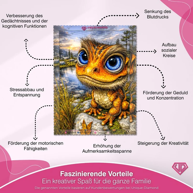 5D Diamond Painting – Zoriel Wächter der funkelnden Quelle