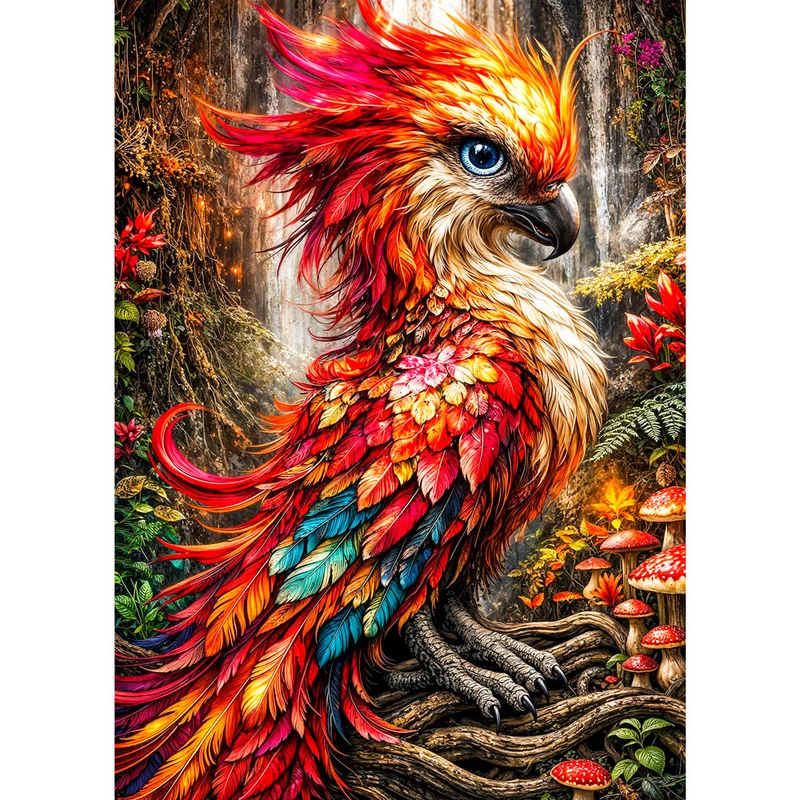 5D Diamond Painting – Kaelion Hüter des Flammenwaldes