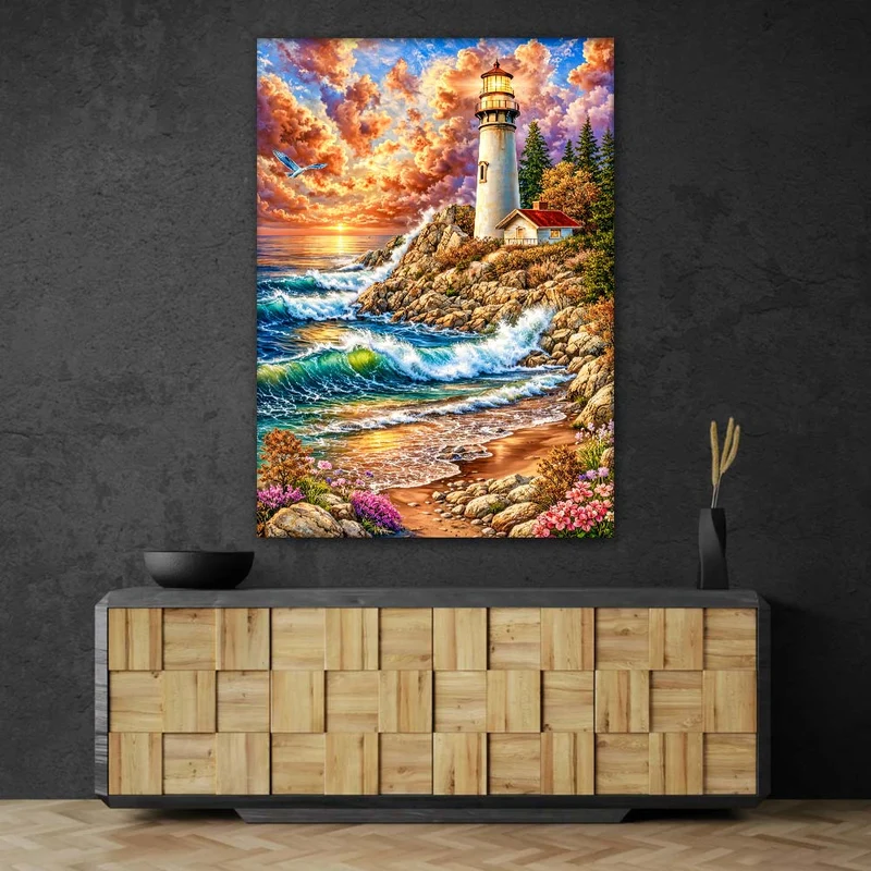 5D Diamond Painting – Aurelia Licht der Küstenwacht