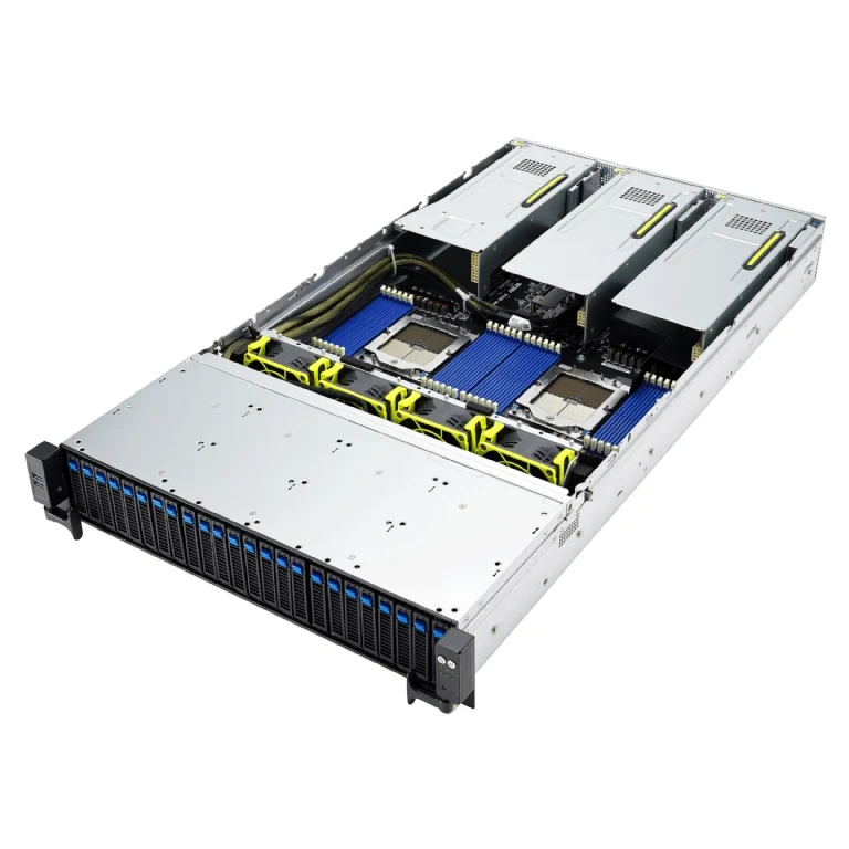 ASUS RS720A-E12-RS24U 2U Rackmount Dual 9004 Series AMD EPYC Server - 24x Hot-Swap Bays - Redundant PSU