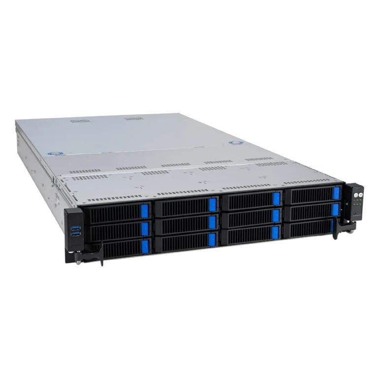 ASUS RS521A-E12-RS12U 2U Rackmount Single 9005 Series AMD EPYC Server - 12x Hot-Swap Bays - Redundant PSU