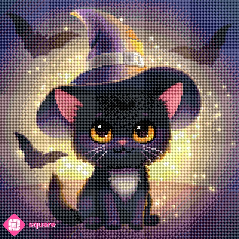 Diamond Painting - Sveta Yanetskaya - Halloween Cat