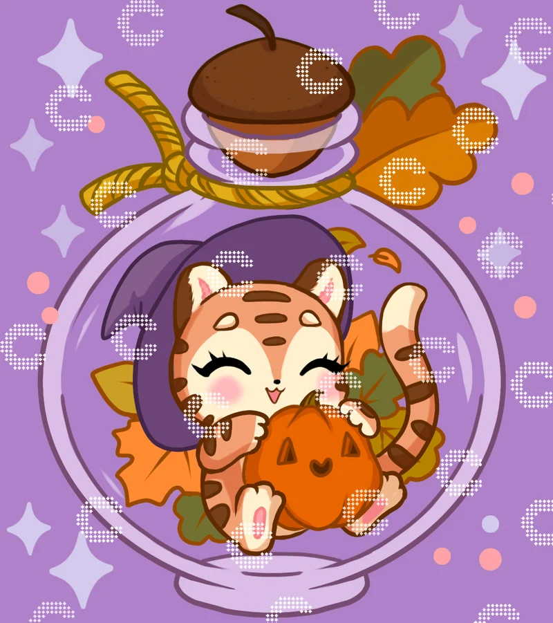 Diamond Painting - Arisa Kitsune - PumpkinTiger