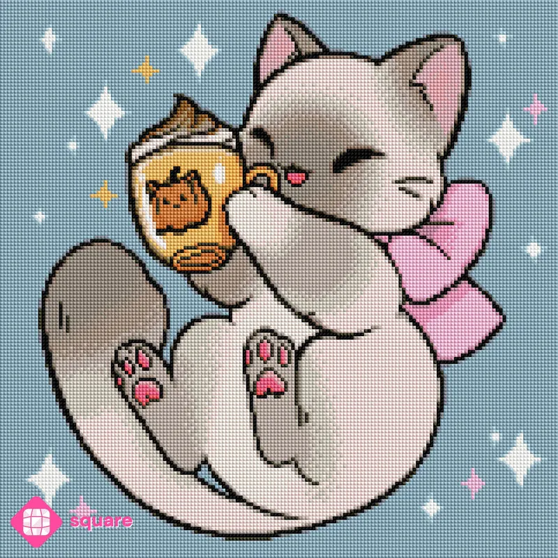 Diamond Painting - Mahou.Shoujo - Pumpkin Spice Cat