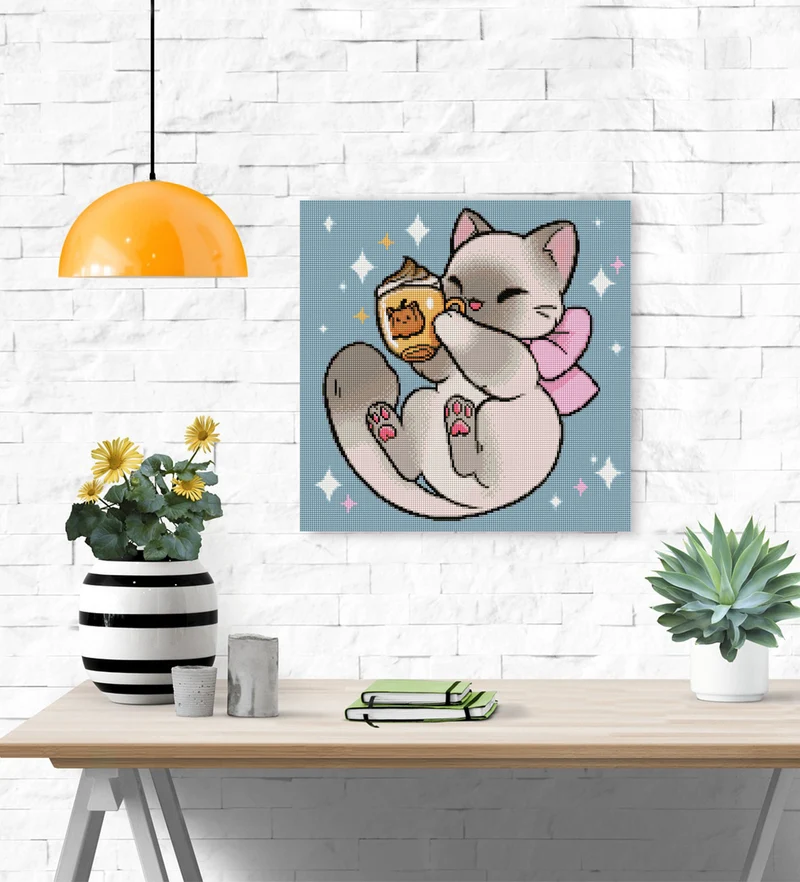 Diamond Painting - Mahou.Shoujo - Pumpkin Spice Cat