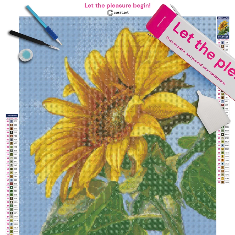 Diamond Painting - Jelissacousland - Golden Bloom