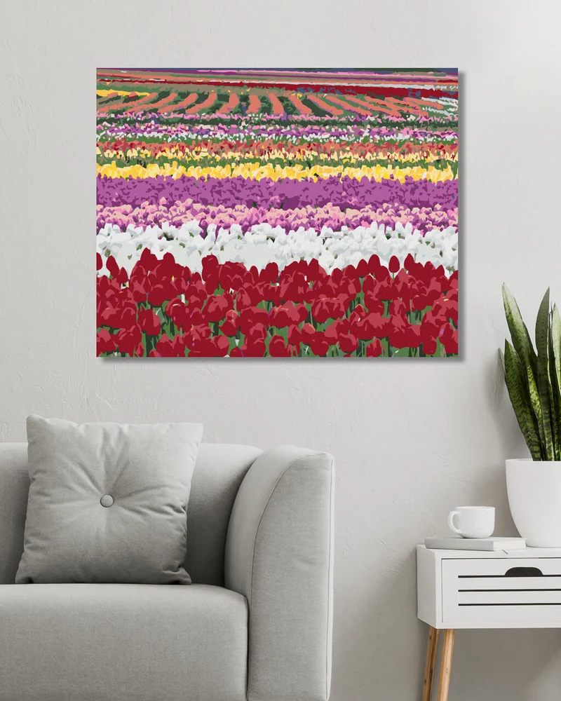 Diamond painting - TULPENFELDER (DENNIS FRATES)