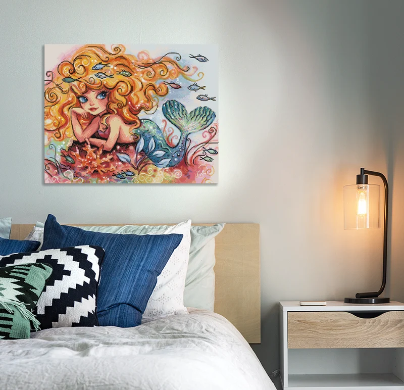 Diamond Painting - Denise Ferragamo - Blonde Mermaid
