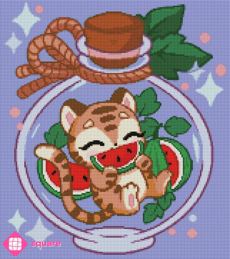 Diamond Painting - Arisa Kitsune - Summer Tiger