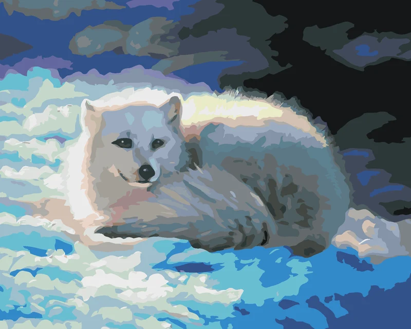 Diamond painting - POLARFUCHS (D. RUSTY RUST)