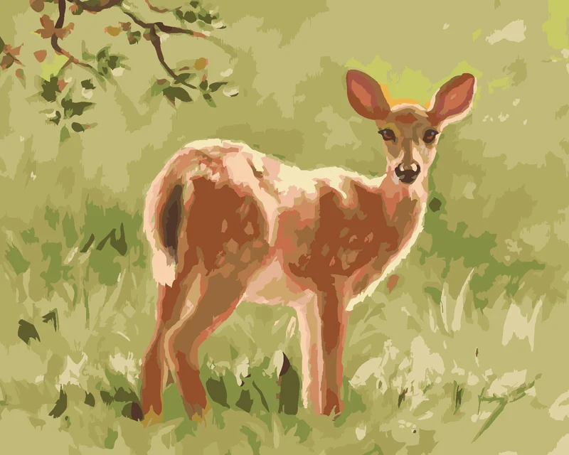 Diamond painting - ANSICHT VON RICKE IM GRAS (D. RUSTY RUST)