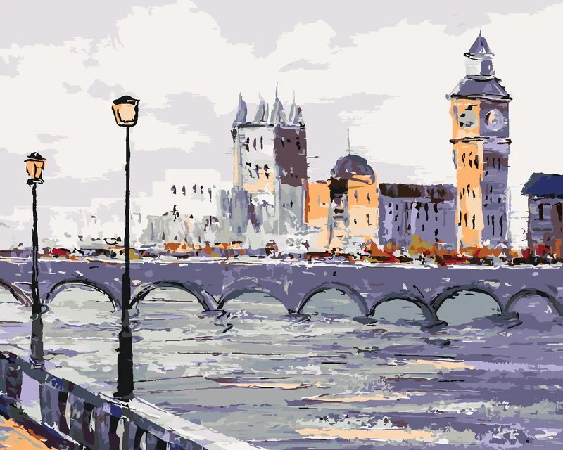 Diamond painting - ANSICHT VON LONDON