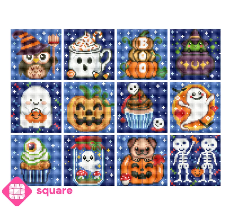 Diamond Painting - Carat Art Design - Mini Set Happy Halloween