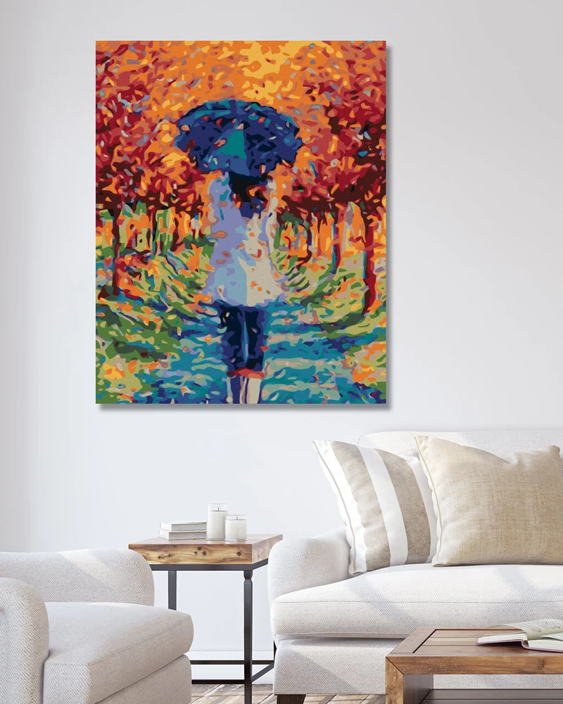 Diamond painting - HERBSTSPAZIERGANG IN DER ALLEE